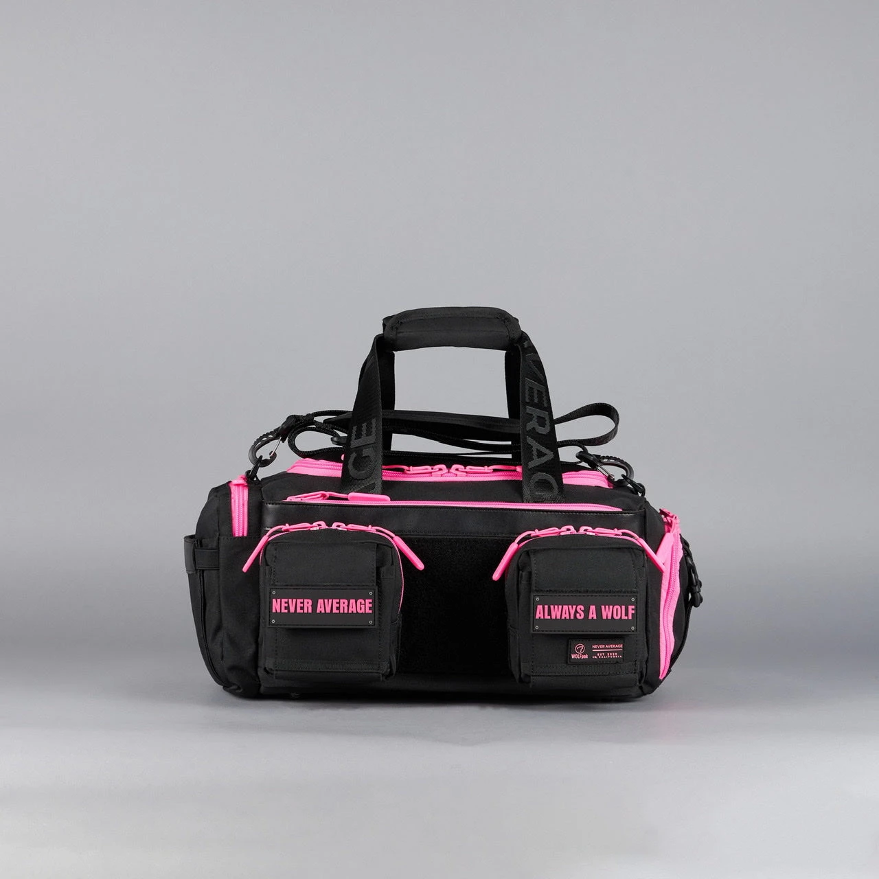 20L Mini Duffle Bag Black Neon Pink 9 20L Mini Duffle Bag Black Neon Pink - Image 7