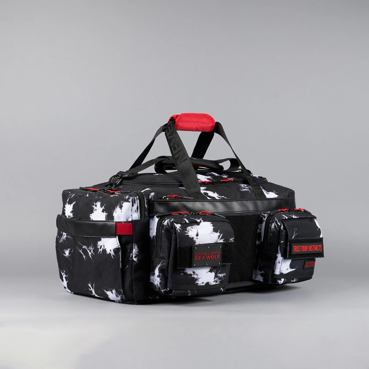 40L Ultimate Duffle Bag Black Lightning Immortal Red 13 40L Ultimate Duffle Bag Black Lightning Immortal Red - Image 11