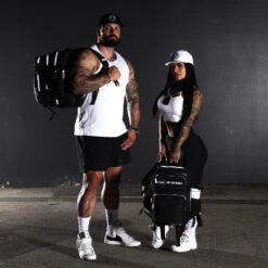 35L Backpack Alpha Black White Accents 25 35L Backpack Alpha Black White Accents -Bags Store IMG 9144