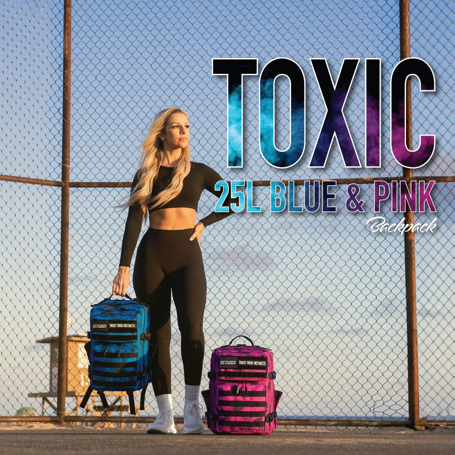 25L Backpack Toxic Blue 6 25L Backpack Toxic Blue - Image 4