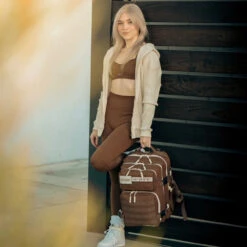 35L Mocha Brown Meal Prep Management -Bags Store a7r08687 enhanced nr