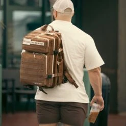 45L Backpack Mocha Brown -Bags Store image1