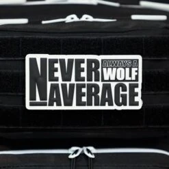 Jumbo Patch Never Average Always A WOLF